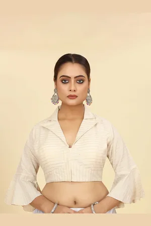 SHOPGARB Foil Worked Saree Blouse