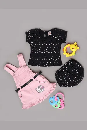 V-Mart Infants Printed Round Neck Pure Cotton Clothing Set