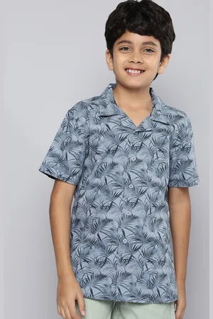 HERE&NOW Boys Printed Pure Cotton Casual Shirt