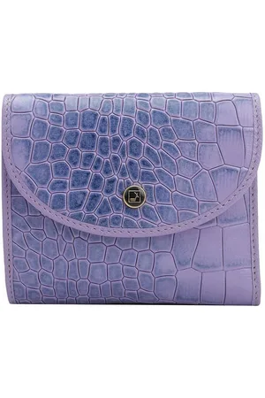 Da Milano Women Textured Leather Three Fold Wallet