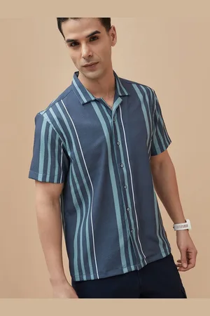 Lifestyle Men Opaque Striped Casual Shirt