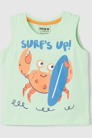 Max Collection Boys Self Design Graphic Printed T-shirt