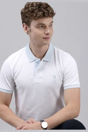 U.S. Polo Assn. Printed Polo Collar Pure Cotton Slim Fit T-shirt