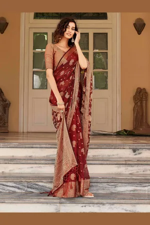 Tikhi Imli Ready To Wear Woven Design Zari Jacquard Saree