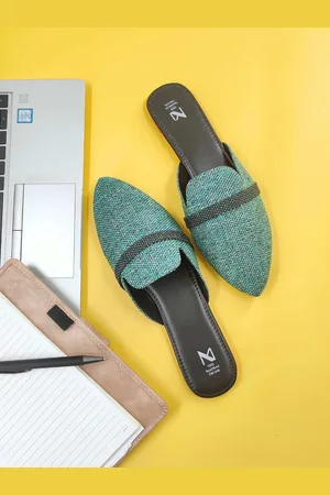 THE MADRAS TRUNK Women Mules Flats
