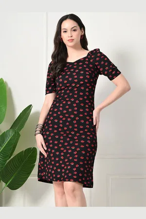 IUGA Floral Bodycon Dress