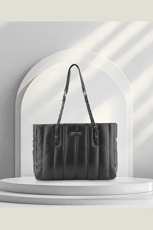 Fastrack Women Solid Structured Tote Bag