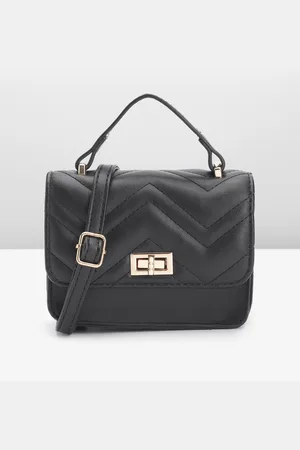 Mast & Harbour Structured Quilted Satchel Bag