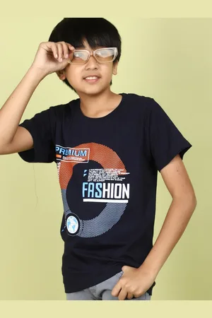 V-Mart Boys Graphic Printed Round Neck Cotton T-shirt