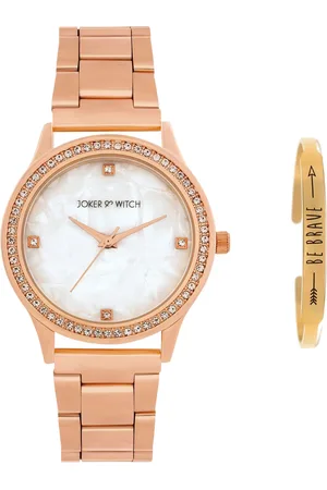 Joker & Witch Women Dazzle Tide Watch Bracelet Stack
