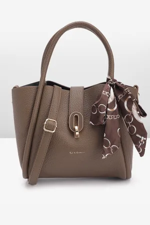 Mast & Harbour Textured Structured Handheld Bag