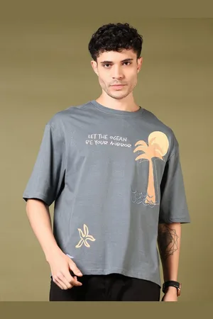 V-Mart Men Graphic Printed Round Neck Cotton Relaxed Fit T-shirt
