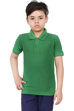 BAESD Kids Polo Collar Applique T-shirt