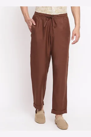 Fabindia Men Mid-Rise Cotton Chinos