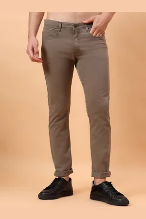 Mast & Harbour Men Cotton Slim Fit Trousers