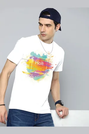 Moda Rapido Men Holi Printed Tshirt