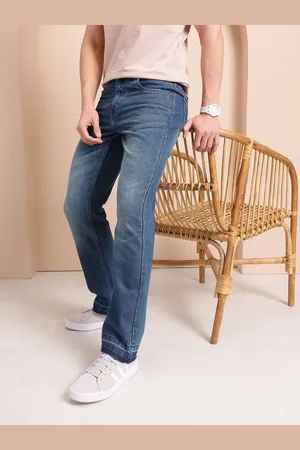 Mast & Harbour Men Bootcut Heavy Fade Jeans