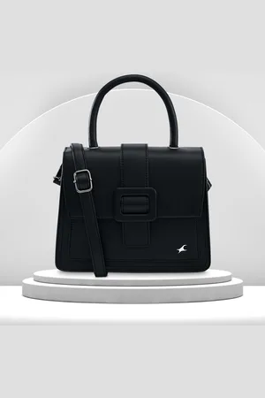 Fastrack Women Solid Structured Satchel Bag
