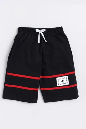 Toonyport Boys Black Striped Outdoor Shorts