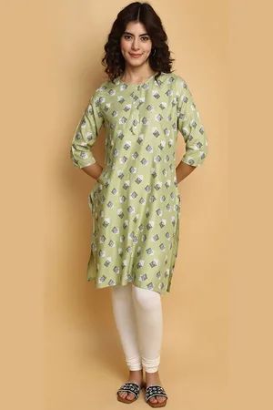 V-Mart Geometric Printed Straight Kurta