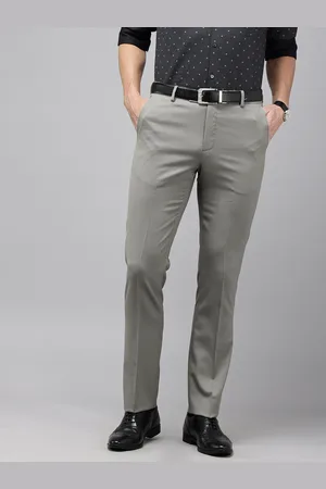 Arrow Men Originals Hudson Tailored Fit Textured Formal Trousers