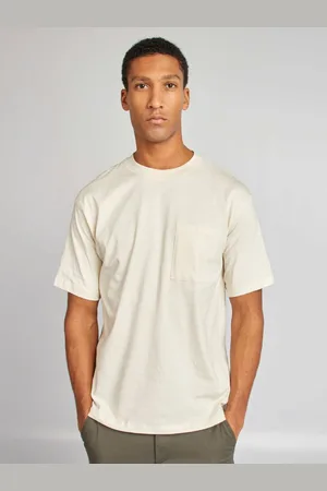 KIABI Men Solid Round Neck Cotton T-shirt