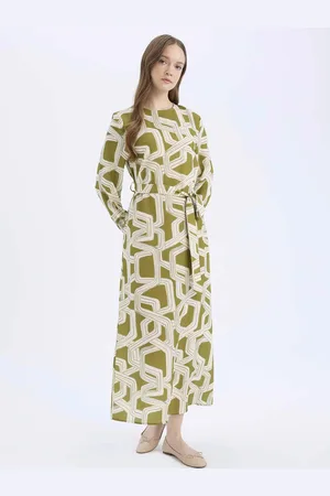 DeFacto Print Maxi Dress