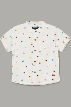 Lifestyle Boys Opaque Printed Casual Shirt