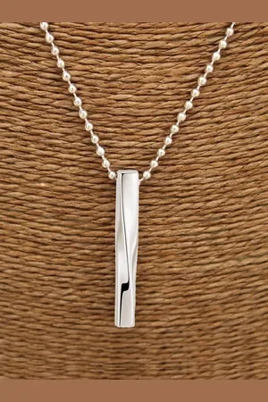 Roadster Silver-Plated Contemporary Pendants with Chains