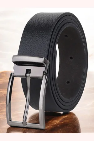 Metronaut Men Textured Leather Belt
