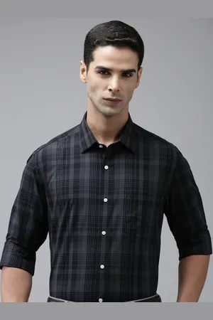 Arrow Manhattan Slim Fit Checked Pure Cotton Formal Shirt
