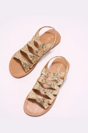 Pantaloons Girls Embellished Party Open Toe Flats