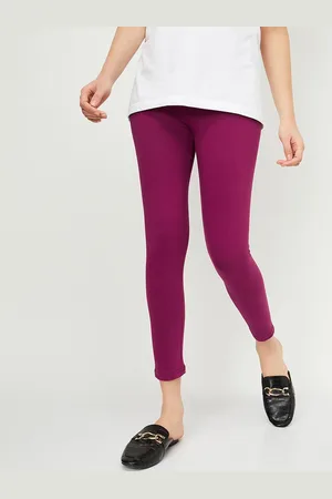 Max Collection Women Solid Ankle-Length Leggings