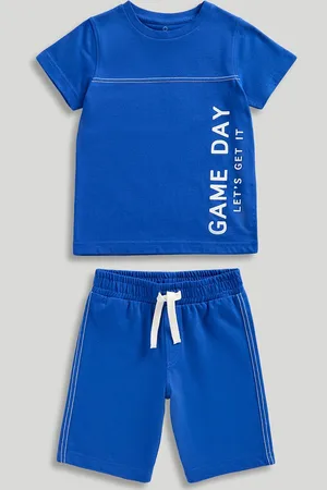Mothercare Boys Printed T-shirt with Shorts