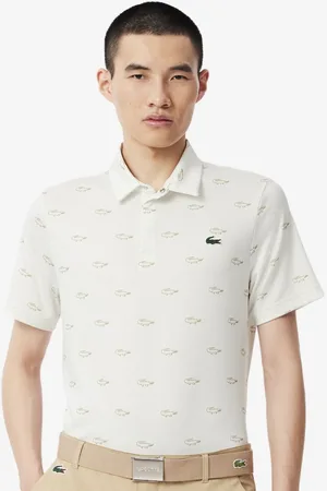 Lacoste Men Conversational Printed Polo Collar T-shirt