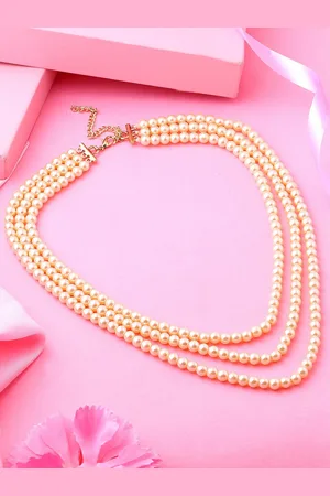 ESTELE Gold-Plated Beaded Layered Necklace