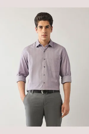 Arrow Men Classic Opaque Striped Formal Shirt