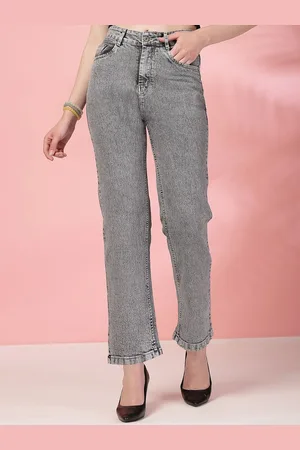 Chemistry Women High Rise Denim Solid Regular Fit Jeans