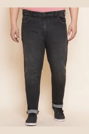John Pride Men Plus Size Regular Fit Stretchable Light Fade Jeans