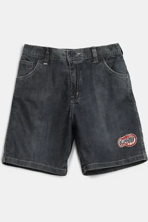 V-Mart Boys Mid Rise Knee Length Denim Shorts