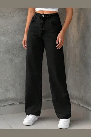 BAESD Women Comfort Wide Leg Stretchable Jeans