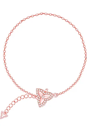 GIVA Sterling Silver Rose Gold Plated Pendant With Chain