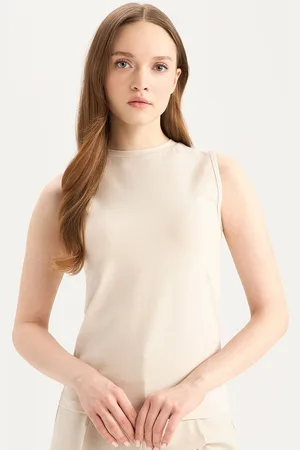 DeFacto Round Neck Sleeveless Top