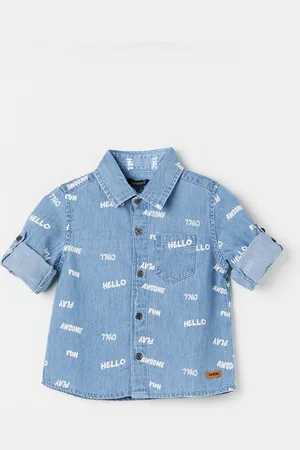 Lifestyle Boys Cotton Printed Casual Shirt