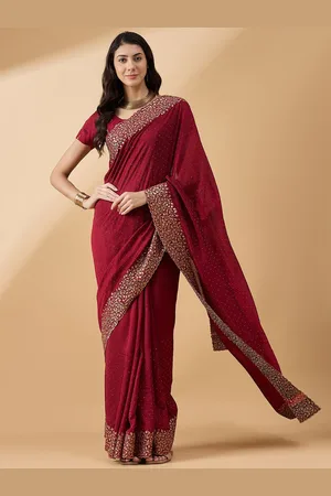 all about you Embellished Embroidered Saree