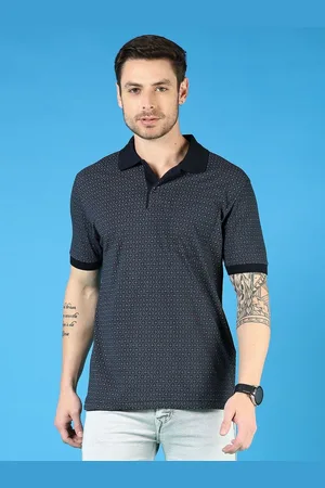 V-Mart Men Printed Polo Collar Pockets T-shirt