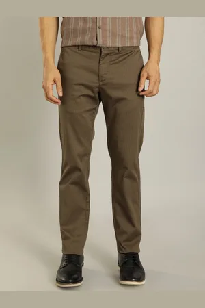 Indian Terrain Men Brooklyn Slim Fit Regular Trousers