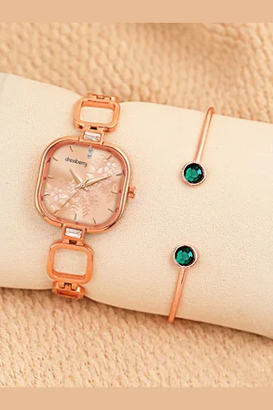 DressBerry Women Watch & Bangle Gift Set