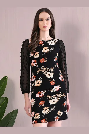 IUGA Floral Print Bodycon Dress
