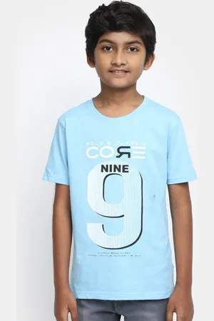 V-Mart Boys Typography Printed Cotton T-Shirt